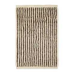 Gångmattor|Bomulls- & Trasmattor-Ferm Living Kami matta, Off white-coffee, 80x120 cm