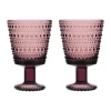 Kastehelmi dricksglas på fot 26 cl 2-pack, Ljung^Iittala Hot