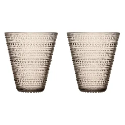 Dricksglas-Iittala Kastehelmi glas 30 cl 2-pack, Linne