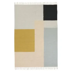 Barnmattor|Barnmattor-Ferm Living Kelim matta 140x200 cm, squares