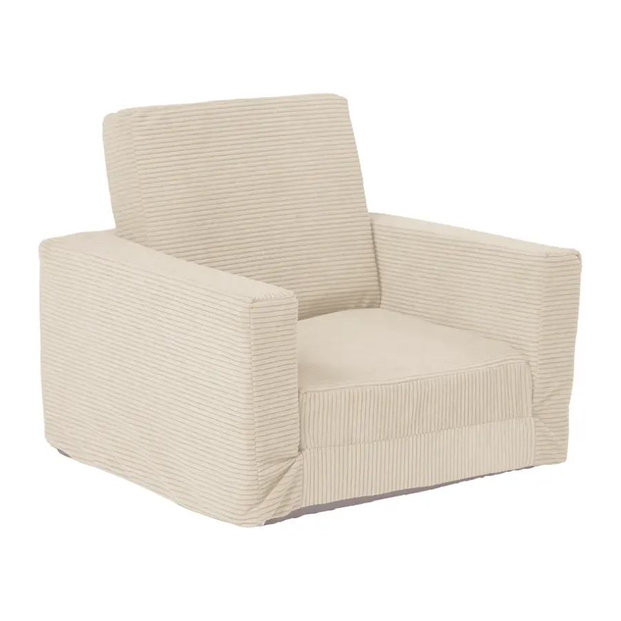 Kid's Base fåtölj vikbar, Naturvit^Kid's Concept Best