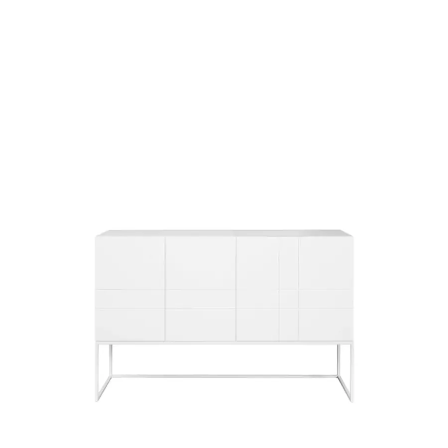 Sideboards & Skänkar|Sideboards & Skänkar-Asplund Kilt Light 137 sideboard, white, 3 dörrar