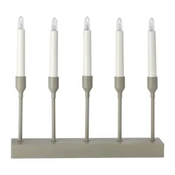 Kindle portabel adventsljusstake 30 cm, Beige^Scandi Living Online