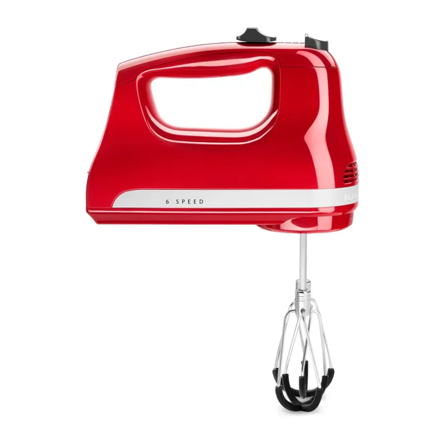 elvisp med 6 hastigheter 60W, Empire red^KitchenAid Outlet