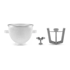 Tillbehör Köksmaskiner-KitchenAid glassmaskin 1,9 L till köksmaskin, White