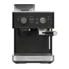 Testvinnare|Kaffemaskiner-KitchenAid halvautomatisk espressomaskin med kvarn, Cast iron black