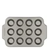 Kakformar & Pepparkaksformar-KitchenAid kak-/muffinsform, Rostfritt stål-grå