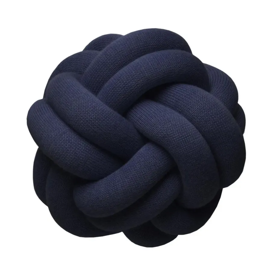 Knot kudde, marinblå^Design House Stockholm Outlet