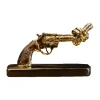 Dekorationsdetaljer-Non Violence Knotted Gun mini 7 cm, Brons