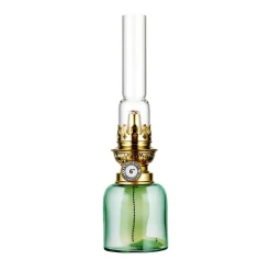 Fotogen- & Oljelampor-Karlskrona Lampfabrik Koholmen fotogenlampa, jadegrön