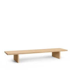 Kona display table sidobord, oak natural veneer^Ferm Living Online
