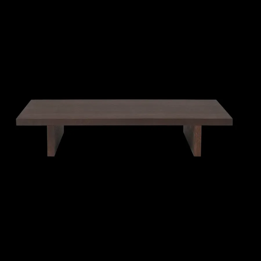 Avlastningsbord & Sidobord-Ferm Living Kona low table sidobord, Dark Stained oak veneer