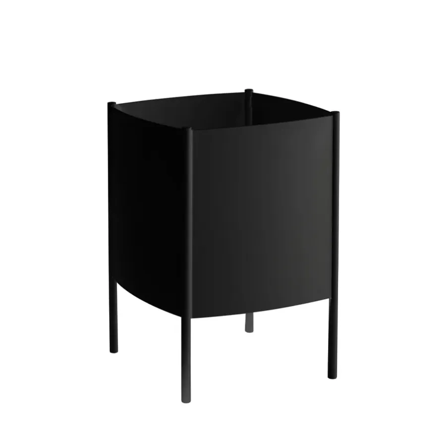 Trädgårdsdetaljer & Tillbehör|Trädgårdsdetaljer & Tillbehör·Utekrukor-SMD Design Konvex Pot kruka, Svart, medium Ø34 cm
