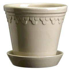 Köpenhamn kruka glaserad Ø12 cm, Sand Stone^Bergs Potter