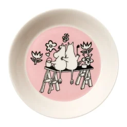 Kärlek 30 årsdag Mumin tefat Limited Edition, Ø15 cm^Moomin Arabia Online