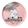 Brickor-Moomin Arabia Kärlek Mumin bricka, Ø35 cm