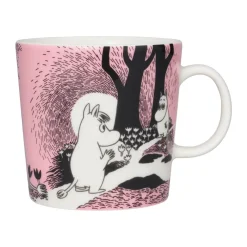 Muminmuggar|Kaffekoppar-Moomin Arabia Kärlek Muminmugg 40 cl, Rosa