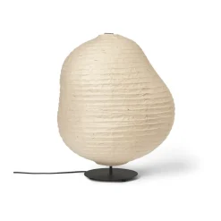 Golvlampor-Ferm Living Kurbis golvlampa low, Natural-black