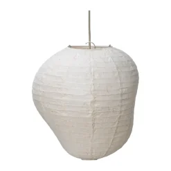 Barnlampor|Lampskärmar-Ferm Living Kurbis lampskärm, 40 cm, Natural