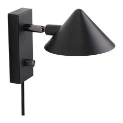 Vägglampor-Watt & Veke Kuro vägglampa, Black, Ø14x16 cm, read