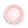Assietter|Mattallrikar-Mateus Lace tallrik 25 cm, Ljusrosa