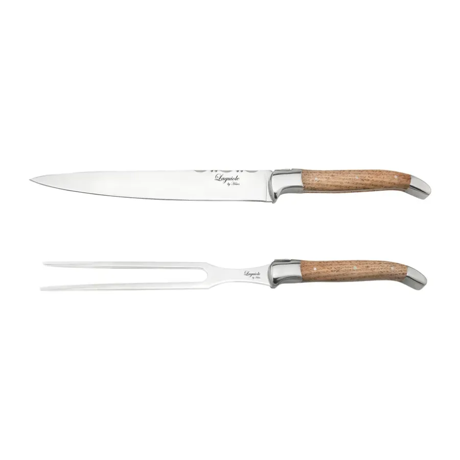 Laguiole By trancherset 2-delar, Oak^Hâws New