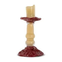 Lara ljusstake S 22 cm, Beige^Byon Sale