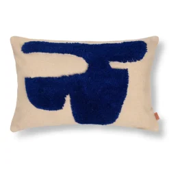 Kuddar-Ferm Living Lay rektangulär kudde 40x60 cm, Sand / Bright Blue