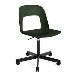 Kontorsstolar & Skrivbordsstolar-HAY Layout Chair 141 stol, Pastel green-black