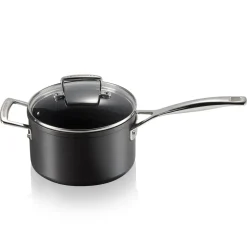 Kastruller-Le Creuset kastrull med glaslock 1,9 l, Svart