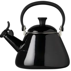 Kaffekannor, Presskannor & Kaffefilter-Le Creuset Kone vattenkittel med vissla, Black