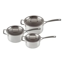 Grytset & Kastrullset|Kastruller-Le Creuset 3-Ply grytset, 3 delar