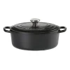 Signature oval gryta 6,3 l, Matte black^Le Creuset Outlet