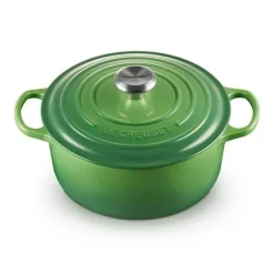 Gjutjärnsgrytor|Grytor-Le Creuset Signature rund gryta 4,2 l, Bamboo Green