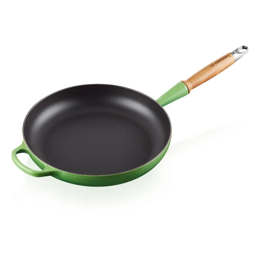 Signature stekpanna trähandtag 28 cm, Bamboo Green^Le Creuset Discount