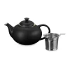 Tekannor-Le Creuset tekanna, Matte Black, med sil, 1,3 L