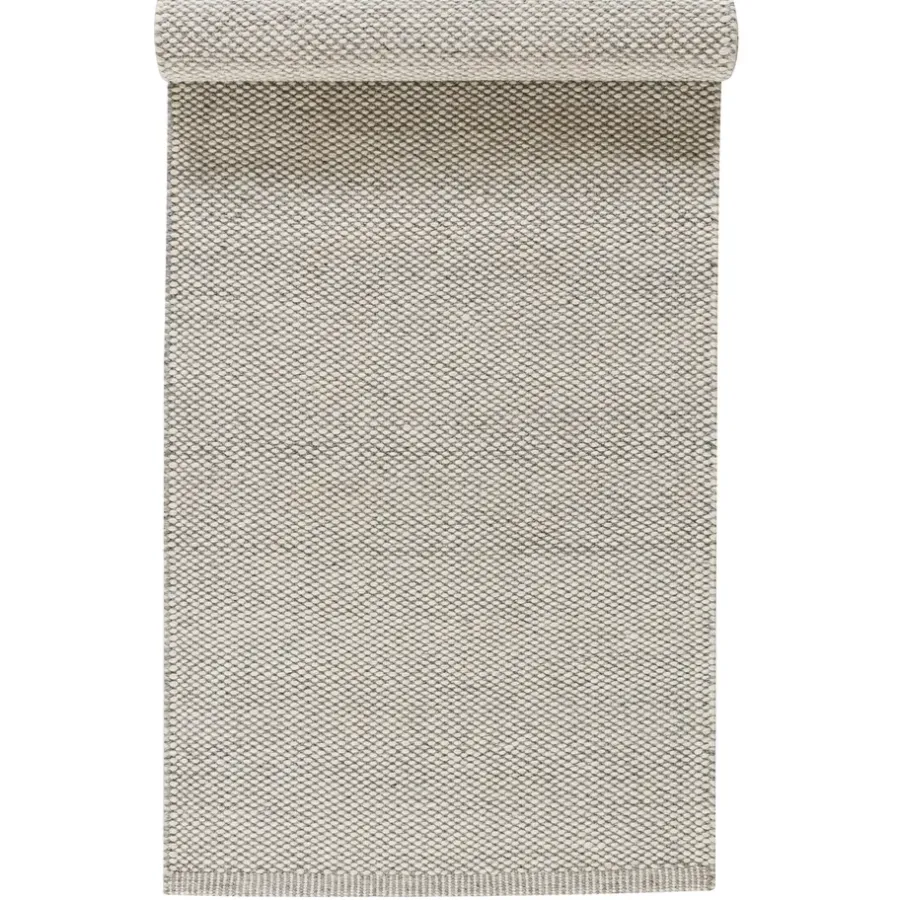 Lea ullmatta naturvit, 80x240 cm^Scandi Living New