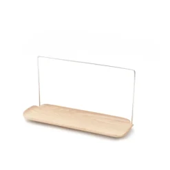 Övrigt Diskning & Städning-Bosign LEAF diskbricka med disktrasehållare, Pilträ-rostfritt stål