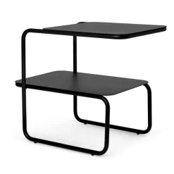 Balkongmöbler·Balkongbord & Cafébord|Balkongbord & Cafébord-Ferm Living Level sidobord, Black