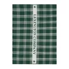 ekologisk bomull kökshandduk 50x70 cm, Green-white^Lexington Discount