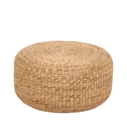 Sittpuffar-Dixie Lily sittpuff Ø59 cm, natural, vattenhyacint, rund