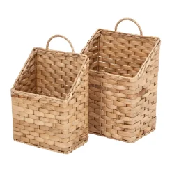 Förvaringskorgar-Dixie Lily väggkorg 2 delar, Natural