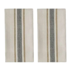 Linu kökshandduk 2-pack, Black^OYOY Online