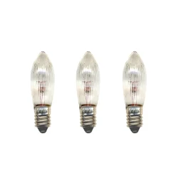 Övriga Lamptillbehör|Ljuskällor-Scandi Essentials Lit ljuskälla E10 reservlampa 55V 3-pack, Klar, 3W