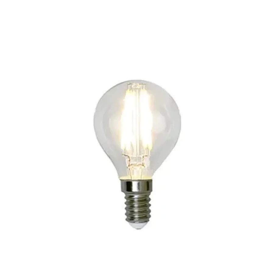 Ljuskälla LED filament Klot 3,2W dimbar E14, Klar^Globen Lighting Outlet