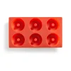 donutsform silikon 6 st, Röd^Lékué Hot