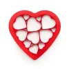 utstickare hjärtan 24x25,2 cm, Röd^Lékué New