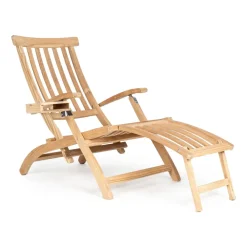 Sittmöbler·Solstolar & Solsängar|Solstolar & Solsängar-Stockamöllan Lobby däckstol, Inkl. bricka och regnskydd