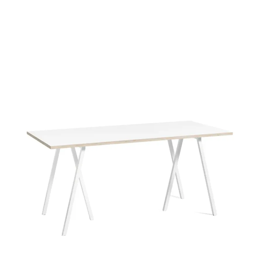 Matbord-HAY Loop Stand matbord, White laminate-white, 160 cm