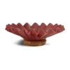 Dekorationsskålar-Byon Lori skål M Ø18 cm, Bordeaux-beige